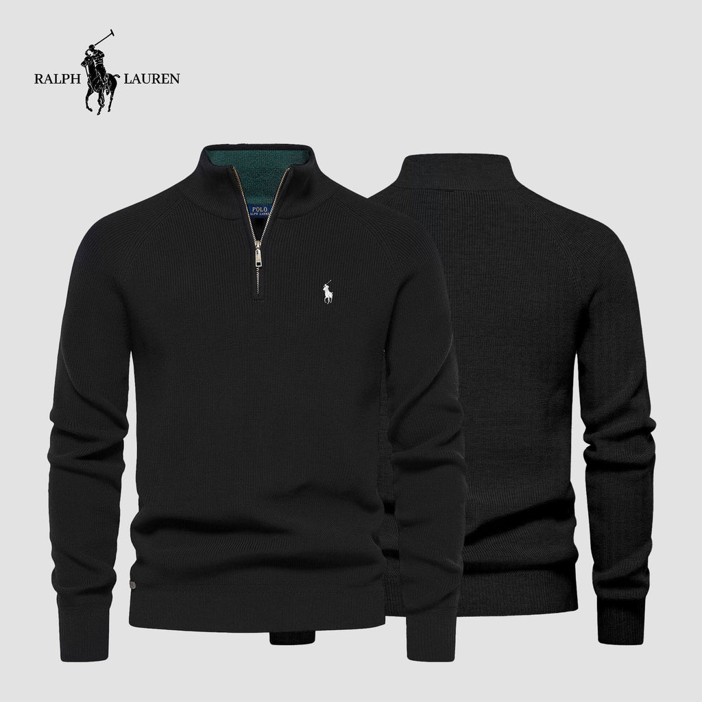 R&L Zip Neck Sweater (CLEARANCE)